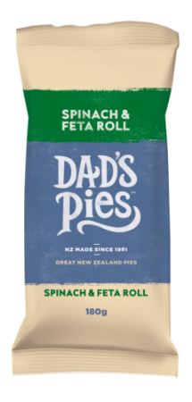 Dad's Pies Spinach & Feta Roll