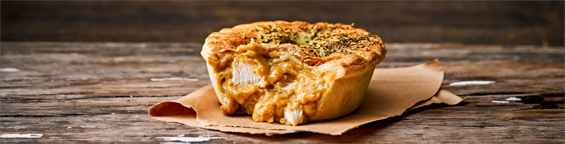 Butter Chicken Pie 200g Banner