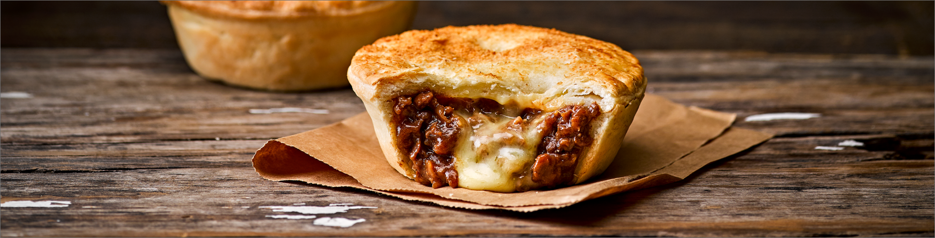 Mince & Cheese Pie 200g Banner