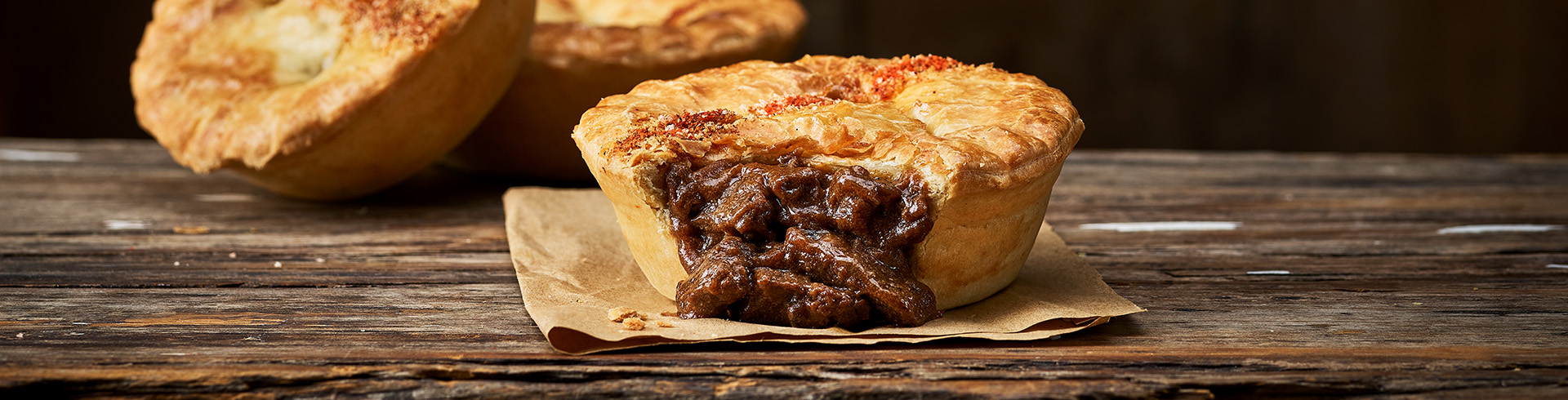 Prime Steak Pie 200g Banner
