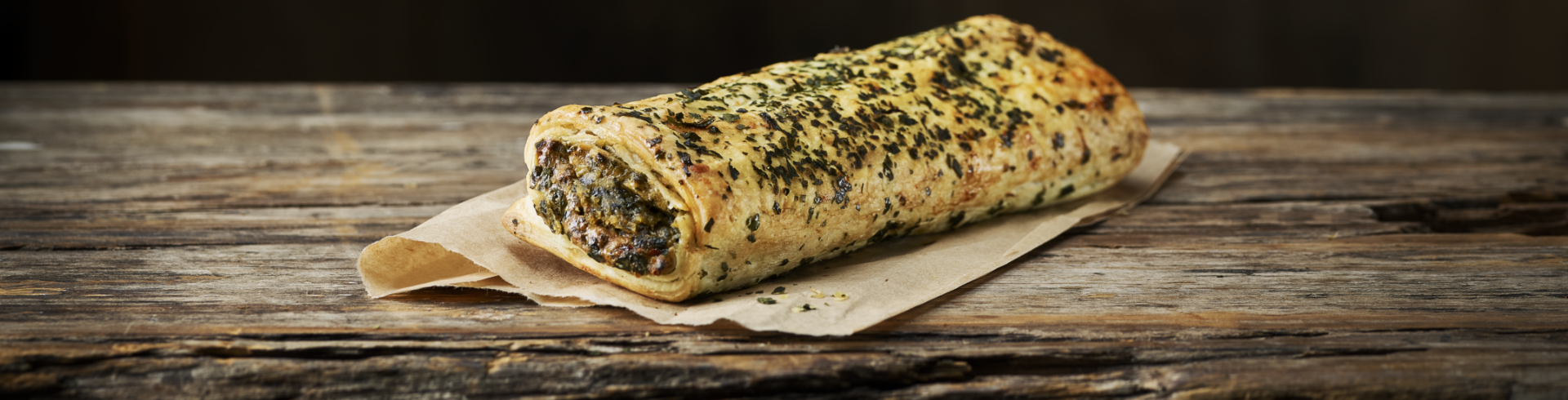 Spinach & Feta Roll 180g Banner