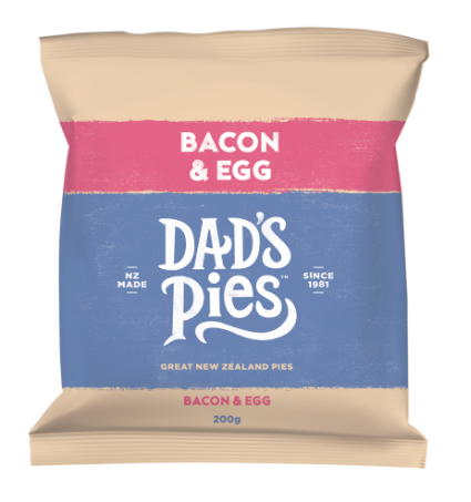 Dad's Pies Bacon & Egg