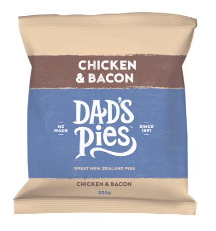 Dad's Pies Chicken & Bacon