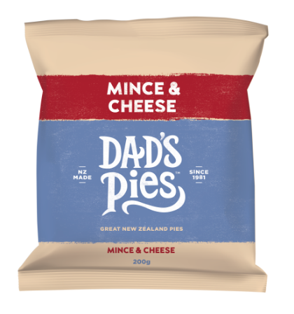 Dad's Pies Mince & Cheese