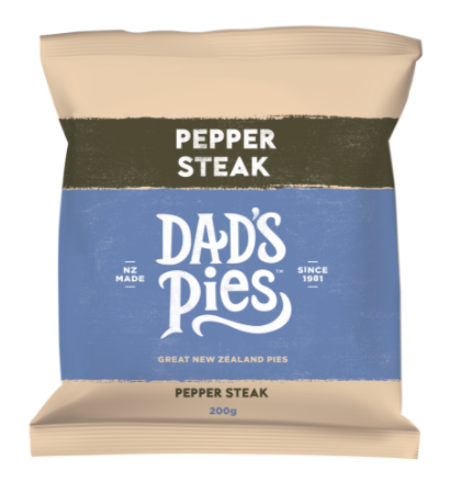 Dad's Pies Pepper Steak