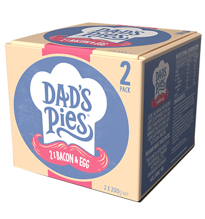 Dad's Pies Bacon & Egg 2 Pack