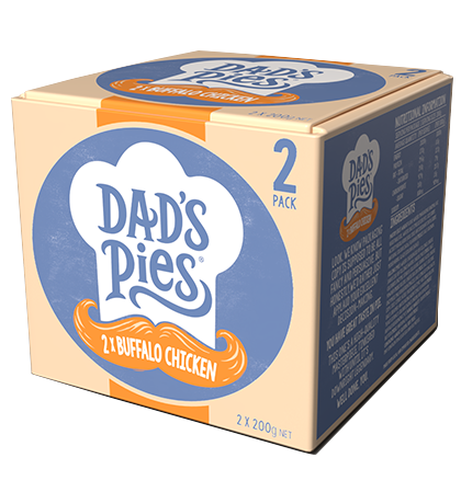 Dad's Pies Buffalo Style Chicken 2 Pack